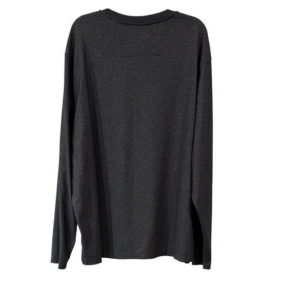 Duluth Trading Co Men Standard Fit Long Sleeve Henley Shirt Dark Gray Size XL - Picture 2 of 5